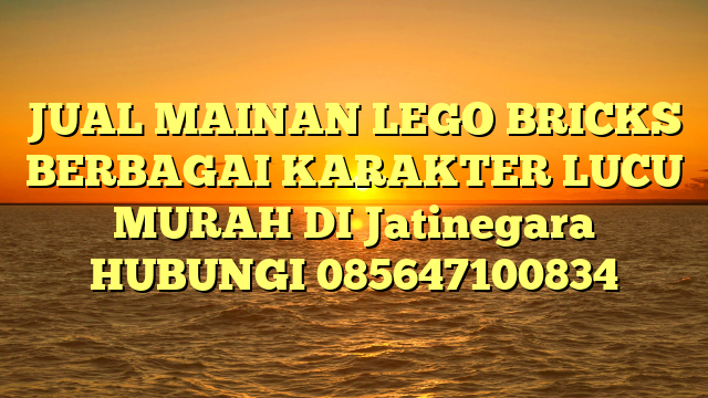 JUAL MAINAN LEGO BRICKS BERBAGAI KARAKTER LUCU MURAH DI Jatinegara HUBUNGI 085647100834