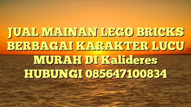 JUAL MAINAN LEGO BRICKS BERBAGAI KARAKTER LUCU MURAH DI Kalideres HUBUNGI 085647100834