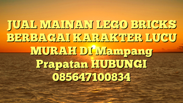 JUAL MAINAN LEGO BRICKS BERBAGAI KARAKTER LUCU MURAH DI Mampang Prapatan HUBUNGI 085647100834
