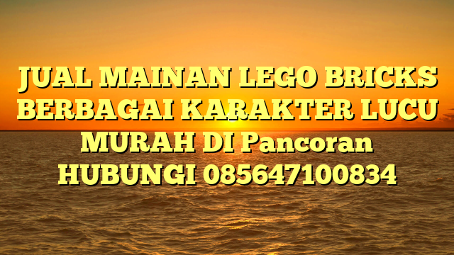 JUAL MAINAN LEGO BRICKS BERBAGAI KARAKTER LUCU MURAH DI Pancoran HUBUNGI 085647100834